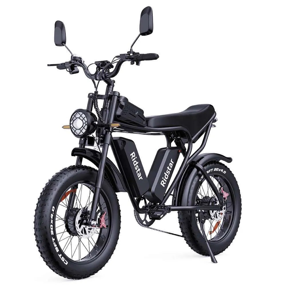 RIDSTAR Q20 Pro 20" Fat Tires Electric Bike 2*750W Motor 52V 40Ah Dual Battery