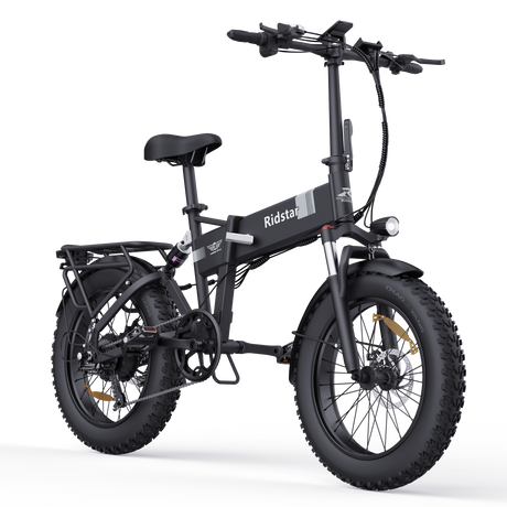 Ridstar H20 20" Foldable Electric Bike 500W Motor 48V 15Ah Battery