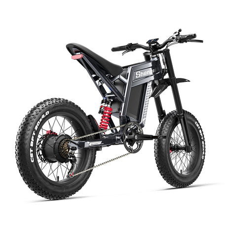 SHENGMILO S900 20" Off-Road Electric Bike 1500W Motor 60V 30Ah Battery
