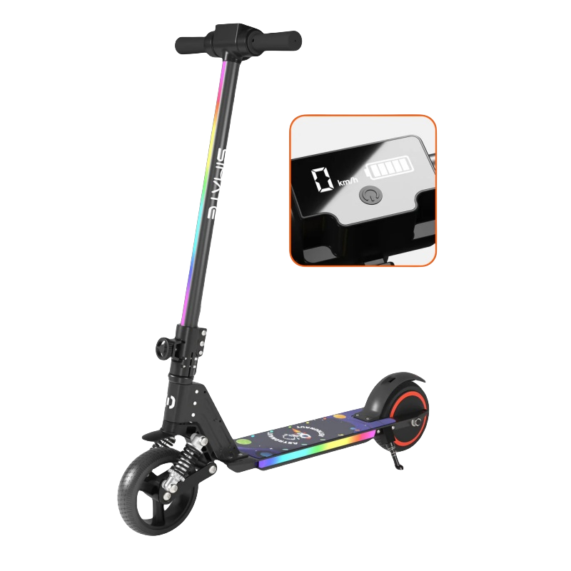 Simate S5 Kid's Flash Light Electric Scooter 130W Motor 24V 2.5Ah Battery