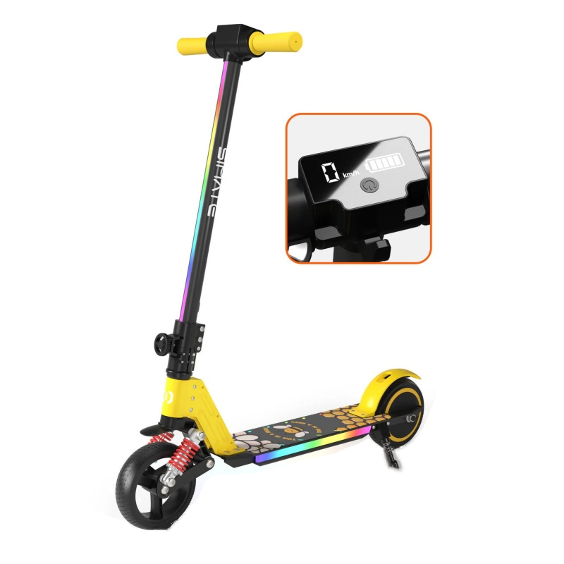 Simate S5 Kid's Flash Light Electric Scooter 130W Motor 24V 2.5Ah Battery