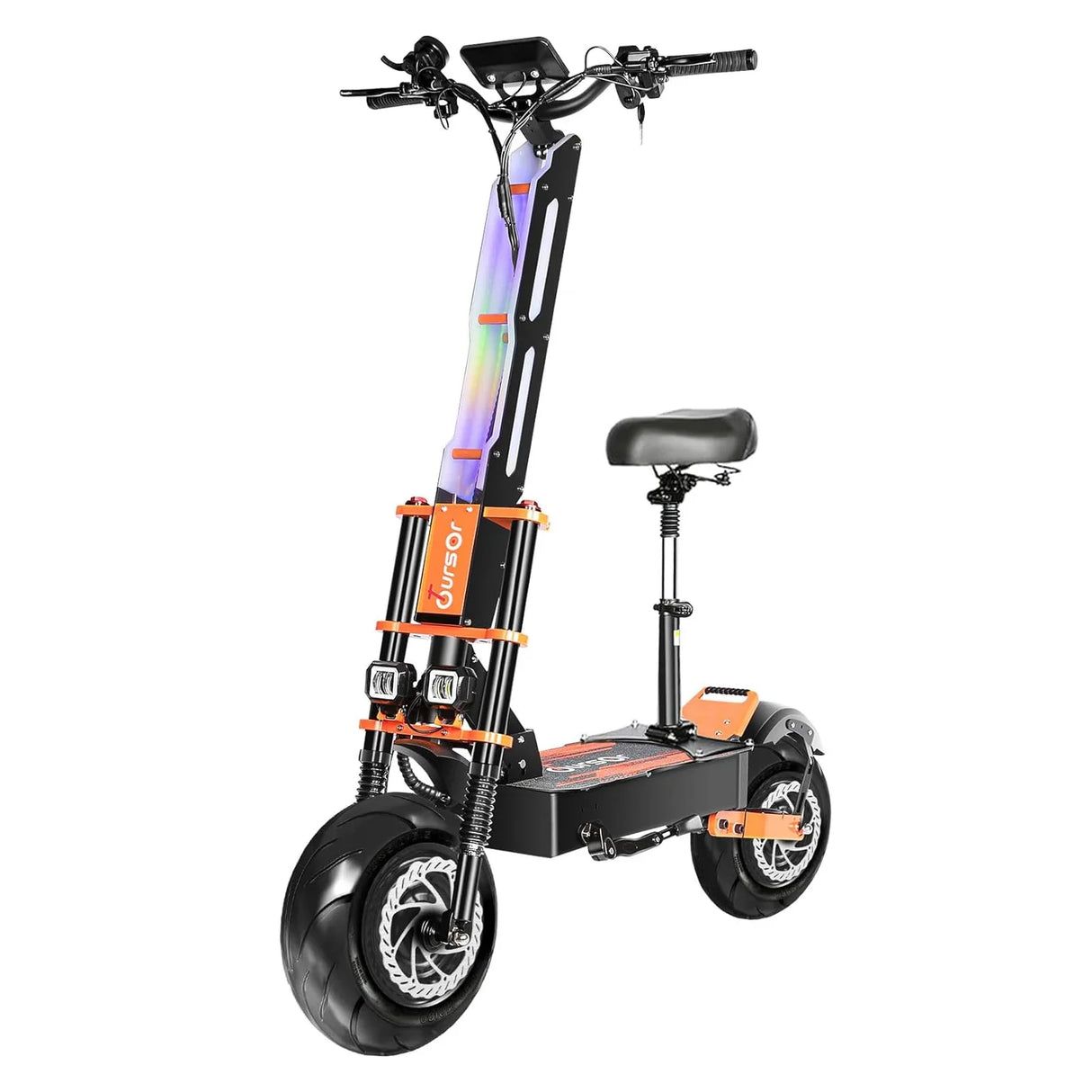 TOURSOR X8P 13"/14" Folding Electric Scooter with Seat 4000W*2 Dual Motors 60V 38.8Ah Battery