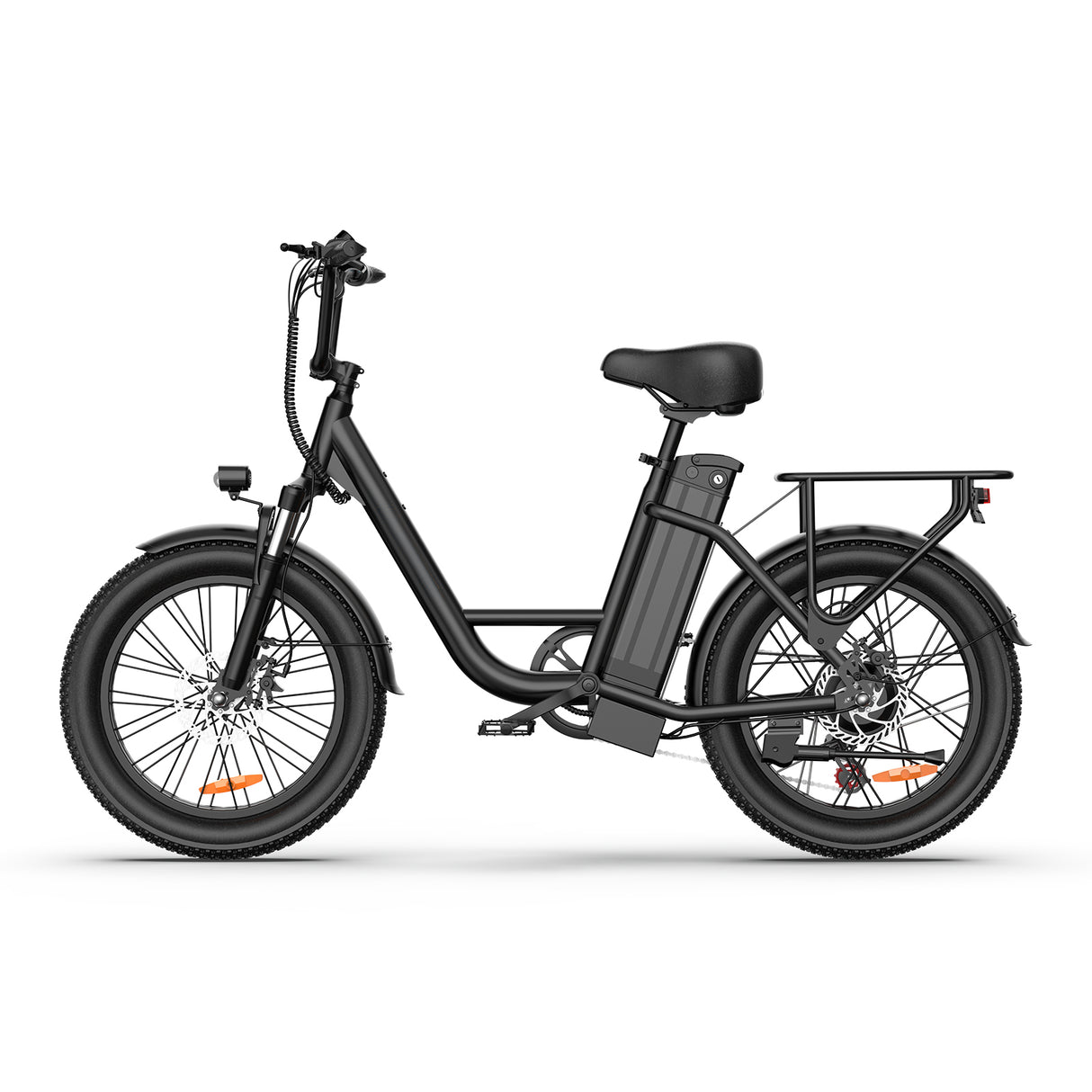 URLIFE E20 20" Step Through Electric Bike 250W Motor 48V 13Ah Battery