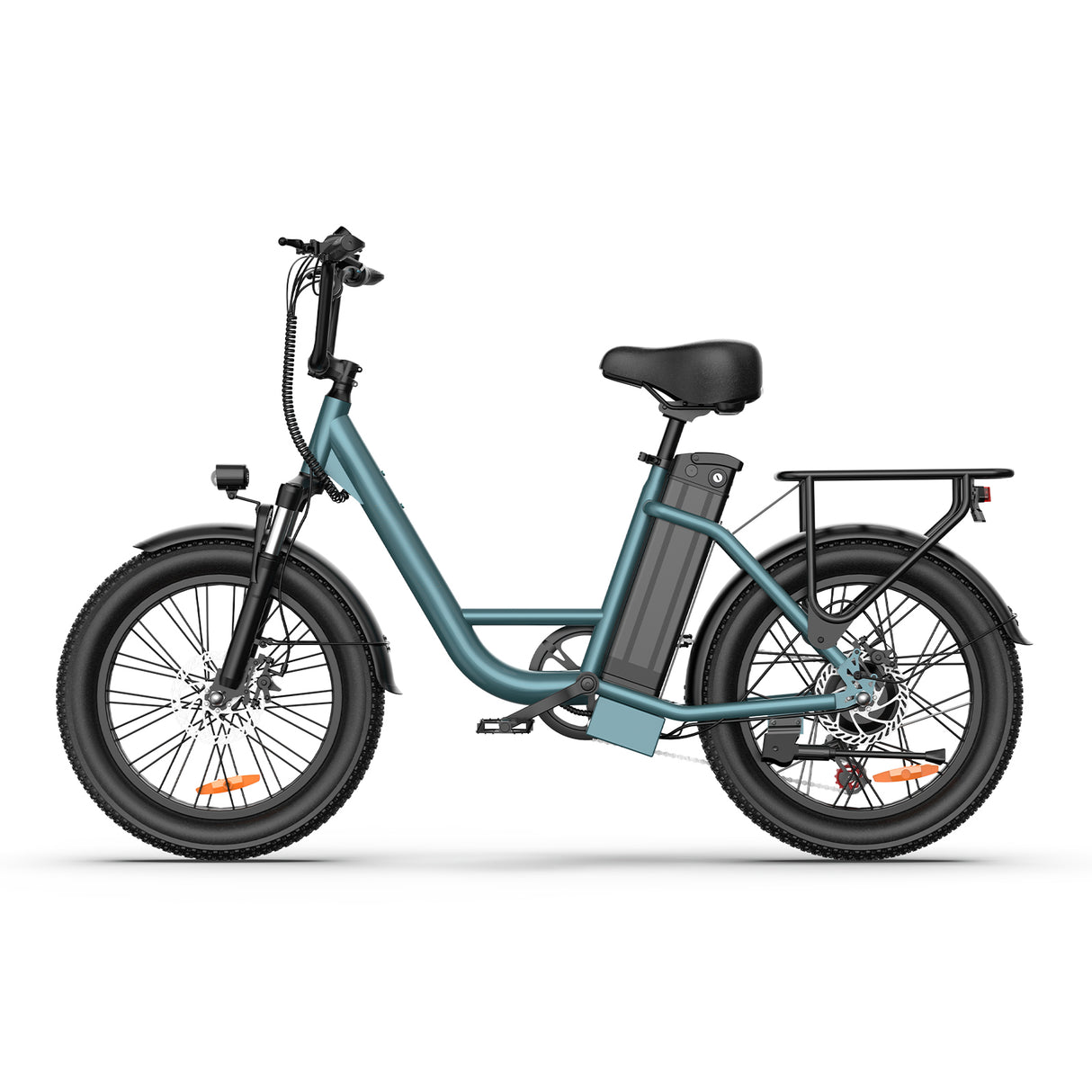 URLIFE E20 20" Step Through Electric Bike 250W Motor 48V 13Ah Battery