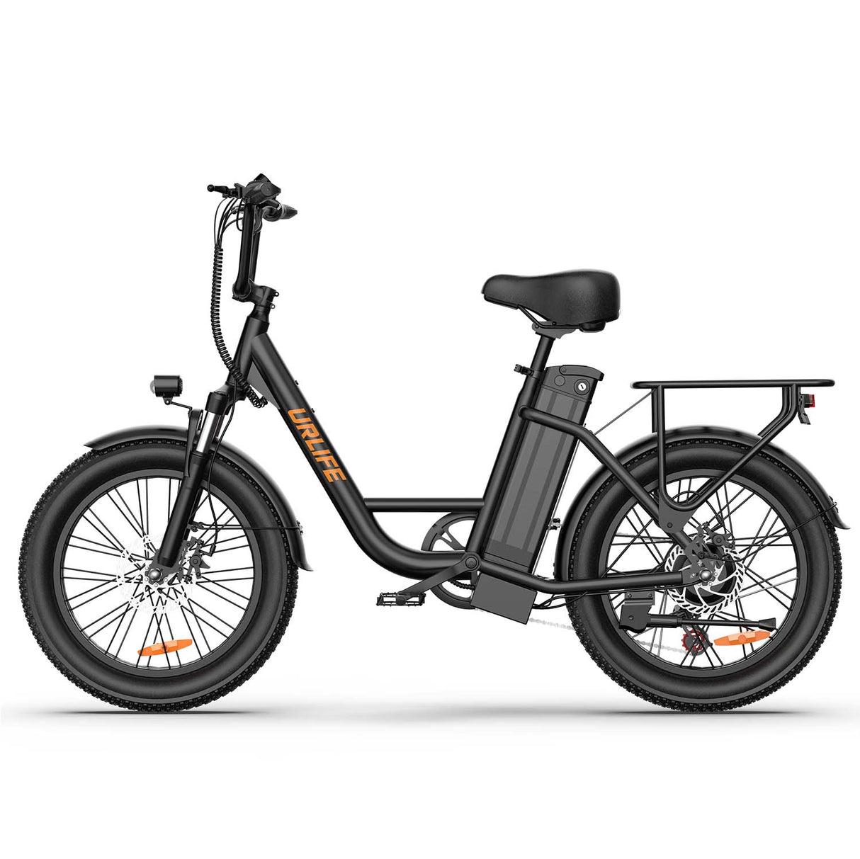 URLIFE E20 20" Step Through Electric Bike 250W Motor 48V 13Ah Battery