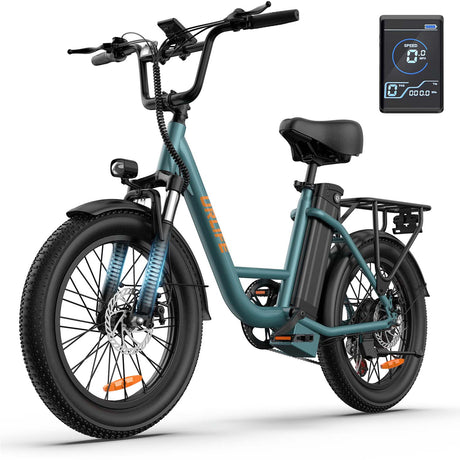 URLIFE E20 20" Step Through Electric Bike 250W Motor 48V 13Ah Battery