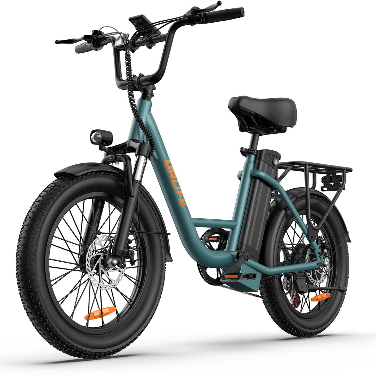 URLIFE E20 20" Step Through Electric Bike 250W Motor 48V 13Ah Battery