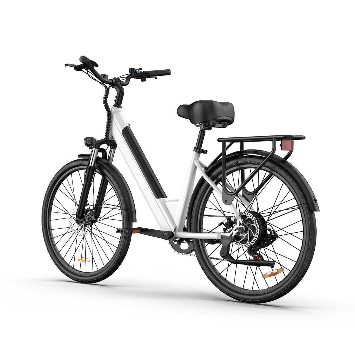 URLIFE E26 26" Step Through Electric Bike 250W Peak Motor 36V 13Ah Battery