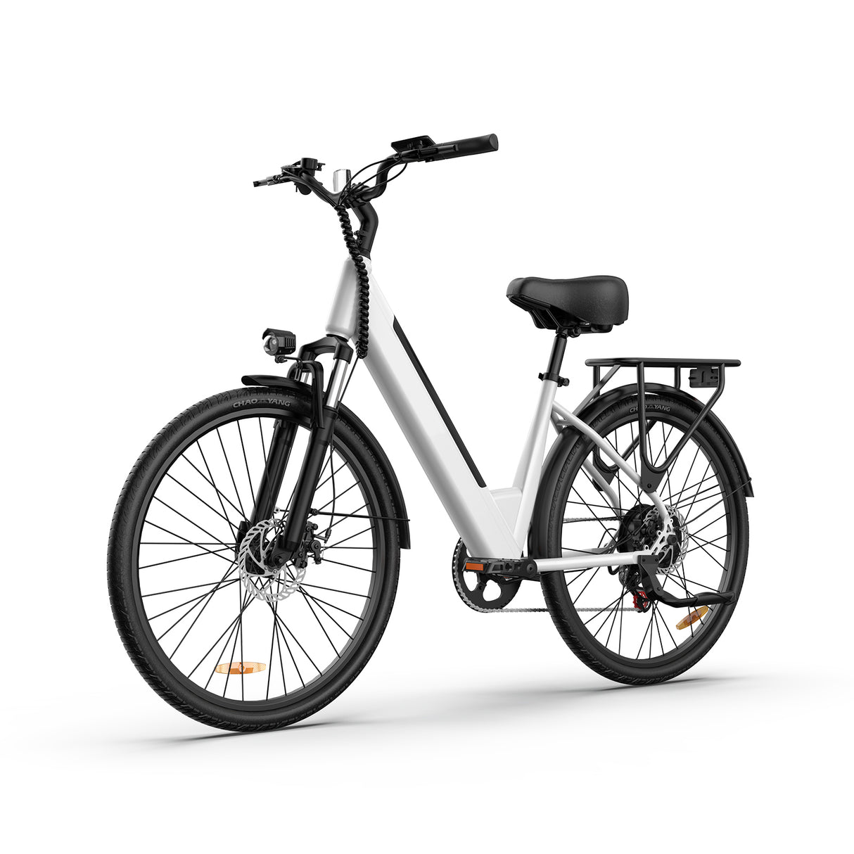 URLIFE E26 26" Step Through Electric Bike 250W Peak Motor 36V 13Ah Battery