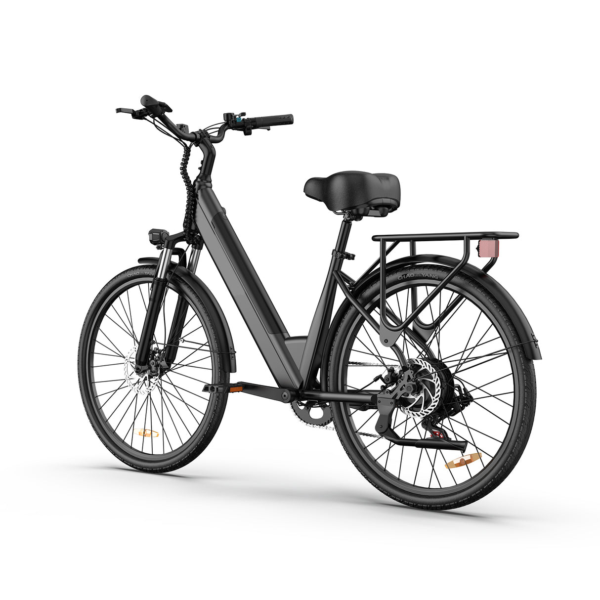 URLIFE E26 26" Step Through Electric Bike 250W Peak Motor 36V 13Ah Battery