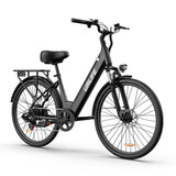 URLIFE E26 26" Step Through Electric Bike 250W Peak Motor 36V 13Ah Battery