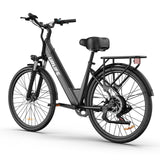 URLIFE E26 26" Step Through Electric Bike 250W Peak Motor 36V 13Ah Battery