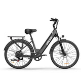 URLIFE E26 26" Step Through Electric Bike 250W Peak Motor 36V 13Ah Battery