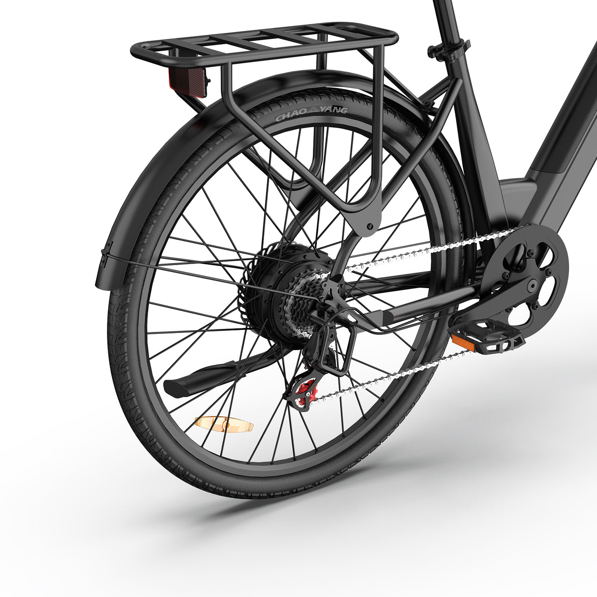 URLIFE E26 26" Step Through Electric Bike 250W Peak Motor 36V 13Ah Battery