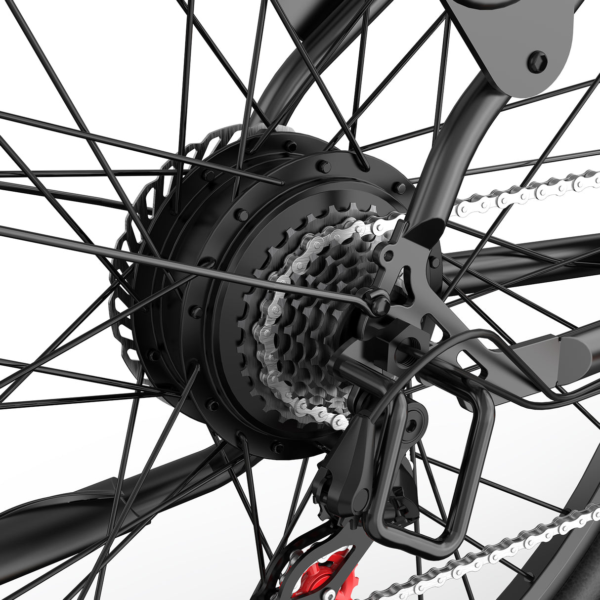 URLIFE E26 26" Step Through Electric Bike 250W Peak Motor 36V 13Ah Battery