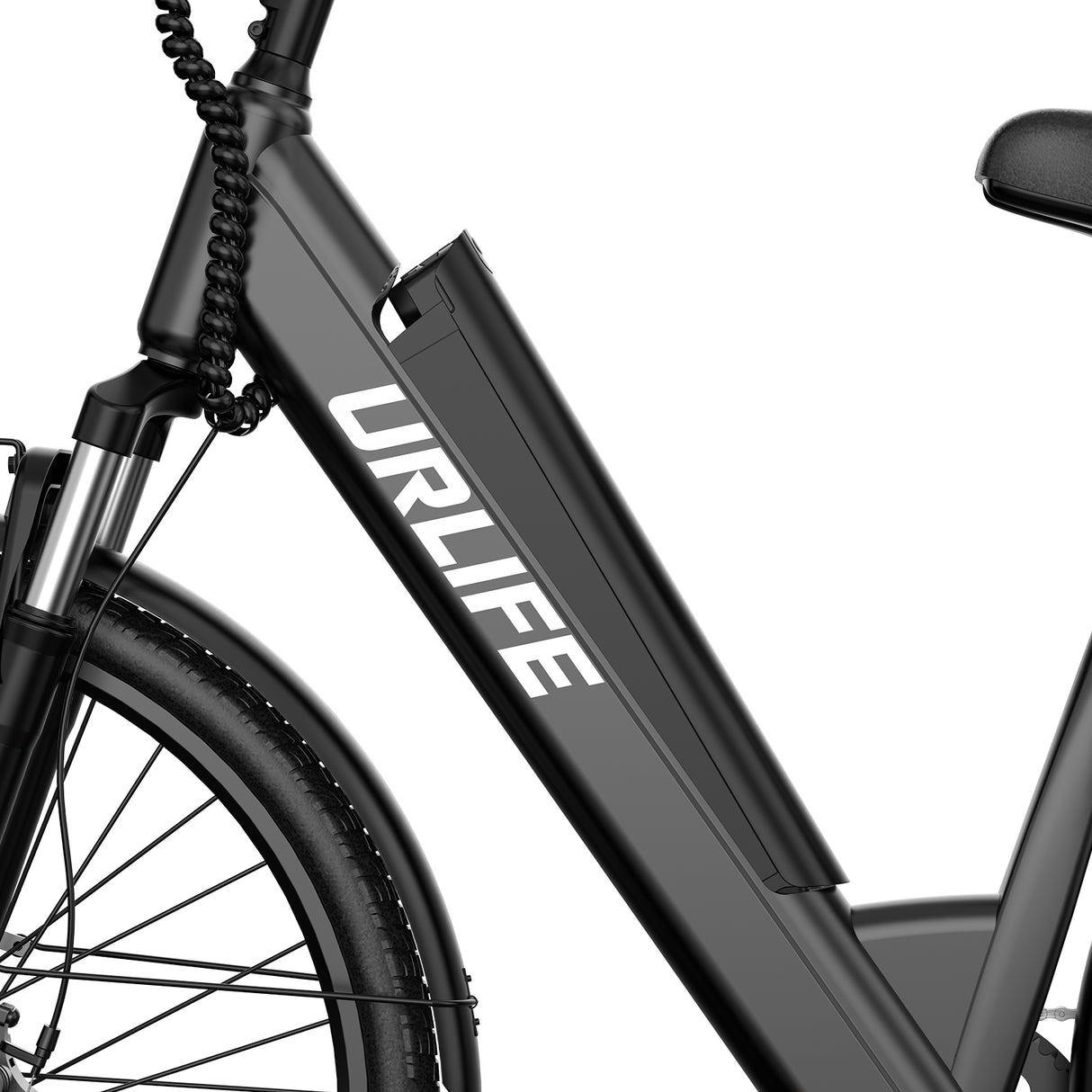 URLIFE E26 26" Step Through Electric Bike 250W Peak Motor 36V 13Ah Battery