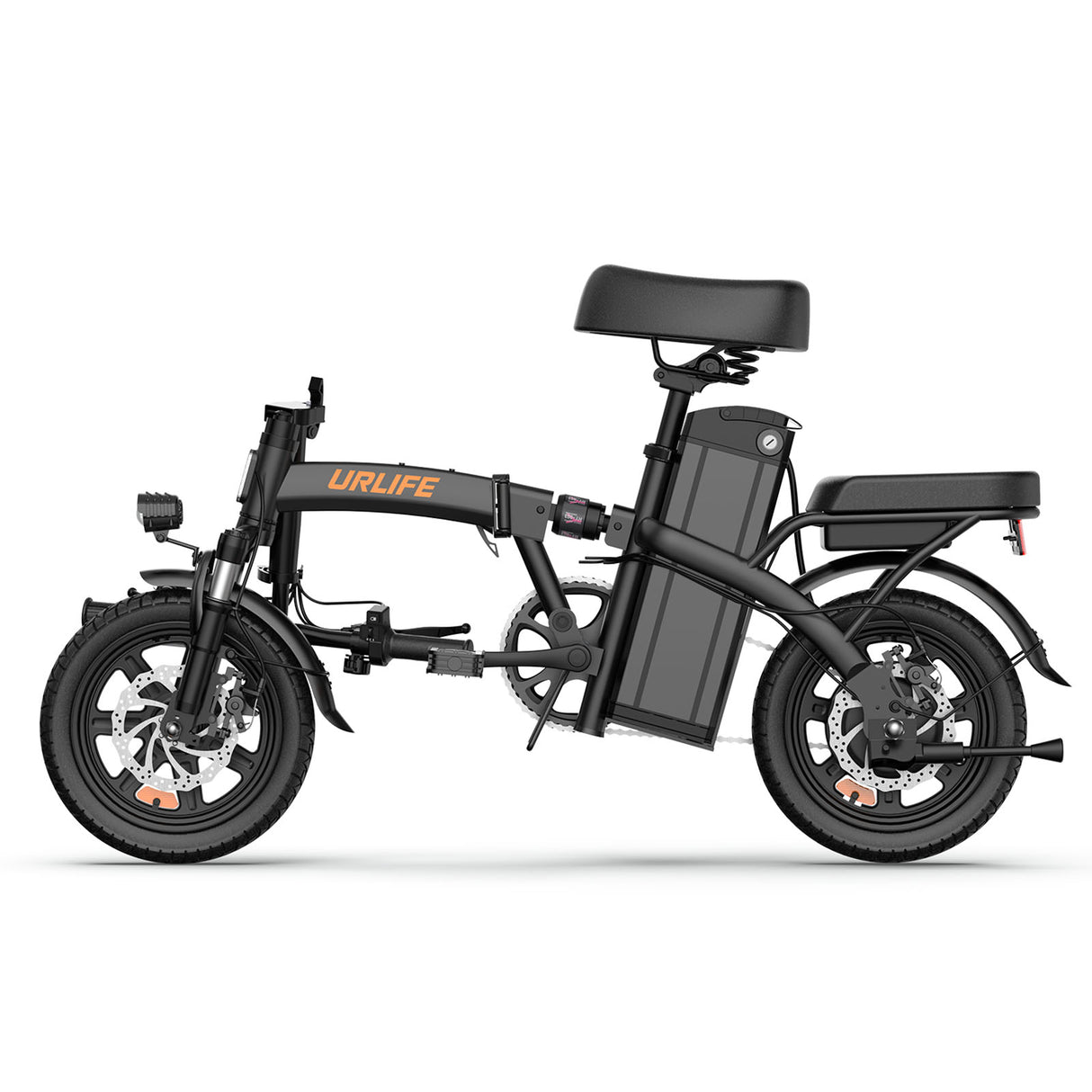 URLIFE F1L 14“ Folding Electric Bike 250W Peak Motor 48V 7.5Ah Battery