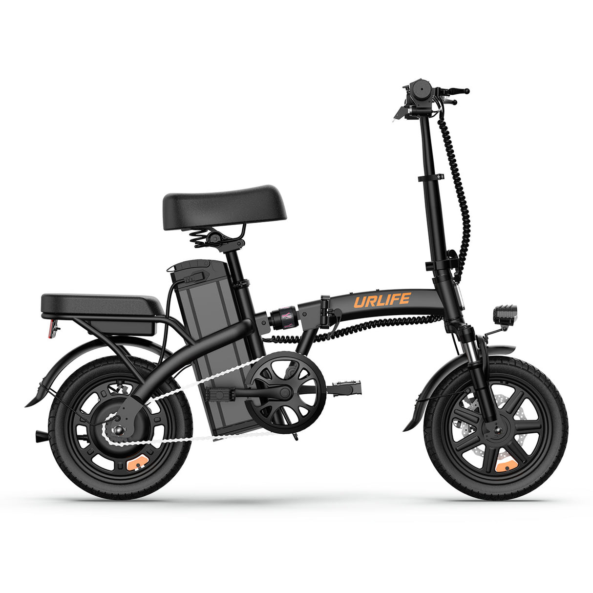 URLIFE F1L 14“ Folding Electric Bike 250W Peak Motor 48V 7.5Ah Battery