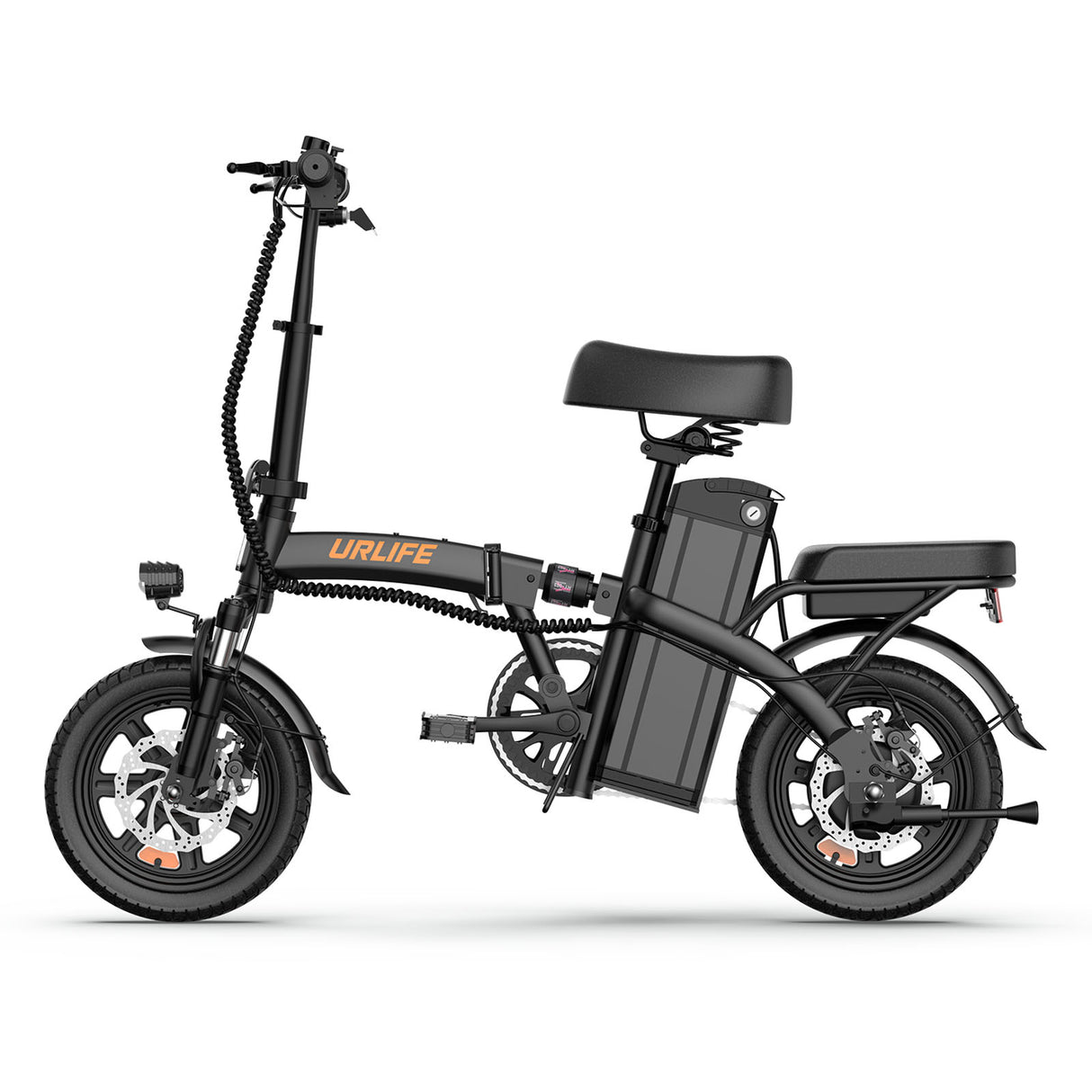 URLIFE F1L 14“ Folding Electric Bike 250W Peak Motor 48V 7.5Ah Battery
