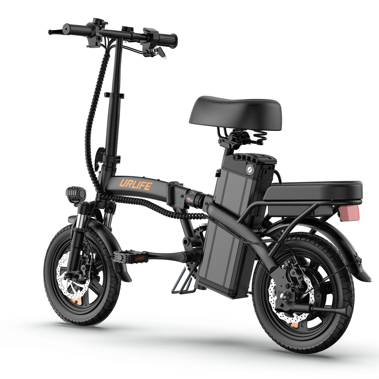URLIFE F1L 14“ Folding Electric Bike 250W Peak Motor 48V 7.5Ah Battery