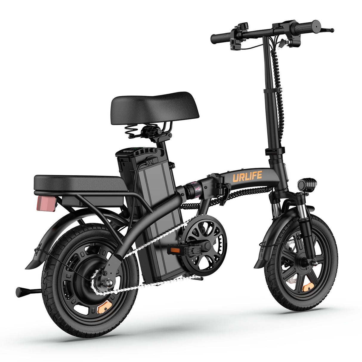 URLIFE F1L 14“ Folding Electric Bike 250W Peak Motor 48V 7.5Ah Battery