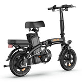 URLIFE F1L 14“ Folding Electric Bike 250W Peak Motor 48V 7.5Ah Battery