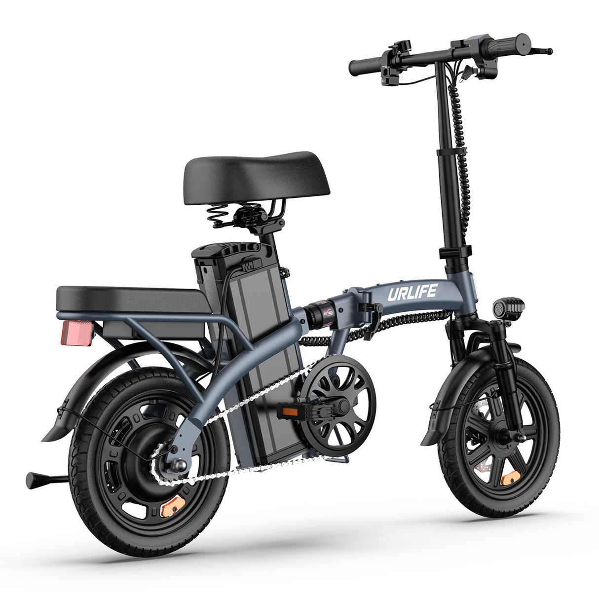 URLIFE F1L 14“ Folding Electric Bike 250W Peak Motor 48V 7.5Ah Battery