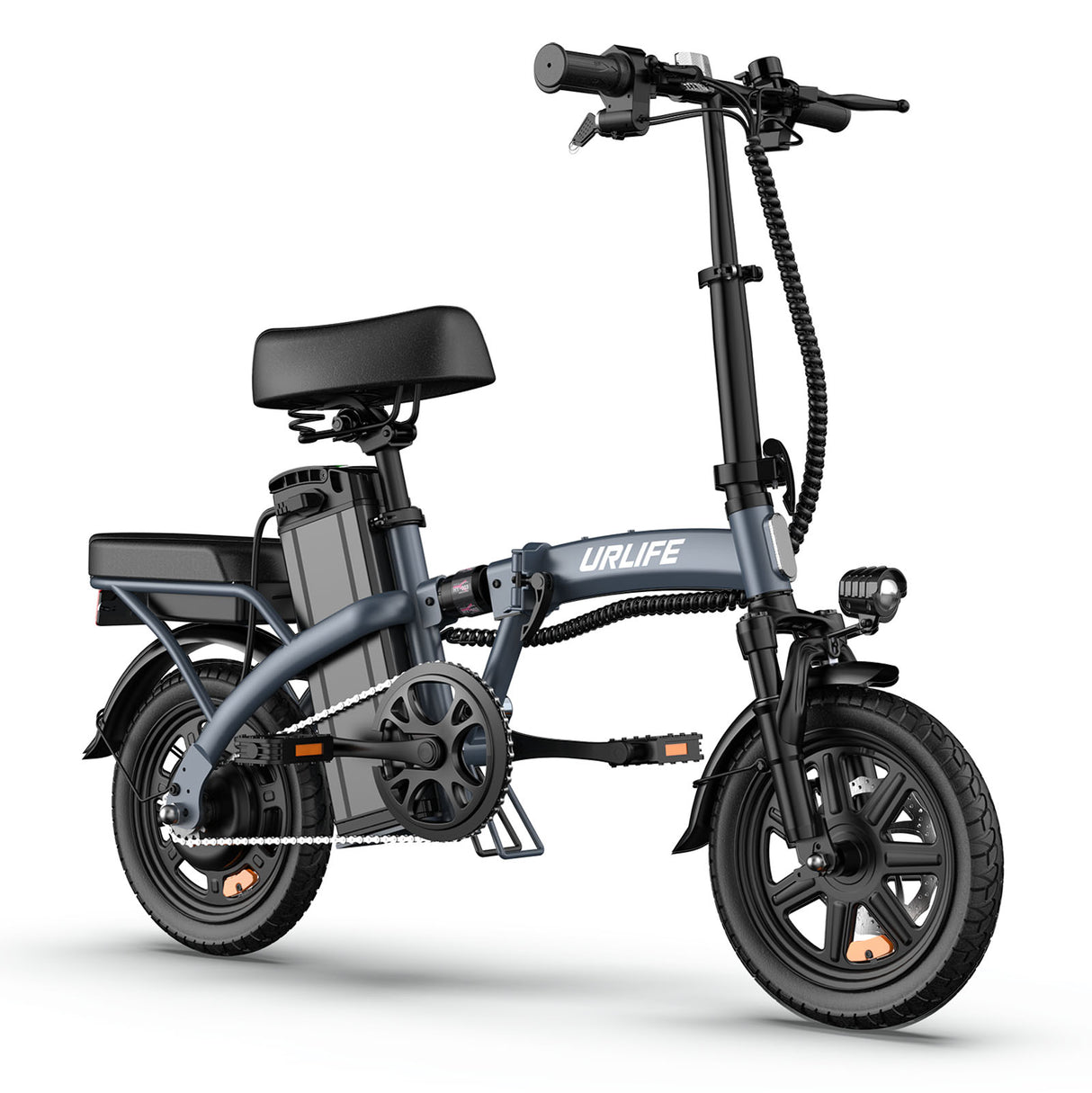 URLIFE F1L 14“ Folding Electric Bike 250W Peak Motor 48V 7.5Ah Battery