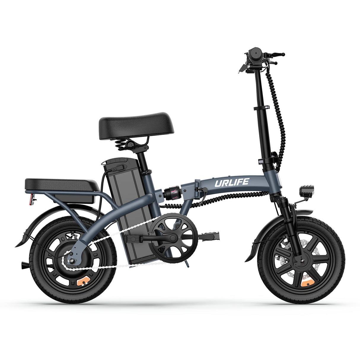 URLIFE F1L 14“ Folding Electric Bike 250W Peak Motor 48V 7.5Ah Battery