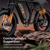 URLIFE T2 20" Electric Dirt Bike 250W Motor 48V 15.6Ah Battery