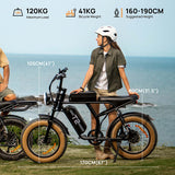 URLIFE T2 20" Electric Dirt Bike 250W Motor 48V 15.6Ah Battery