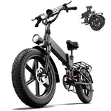 URLIFE T5 20“ Folding Electric Bike 1500W Peak Motor 48V 13Ah Battery