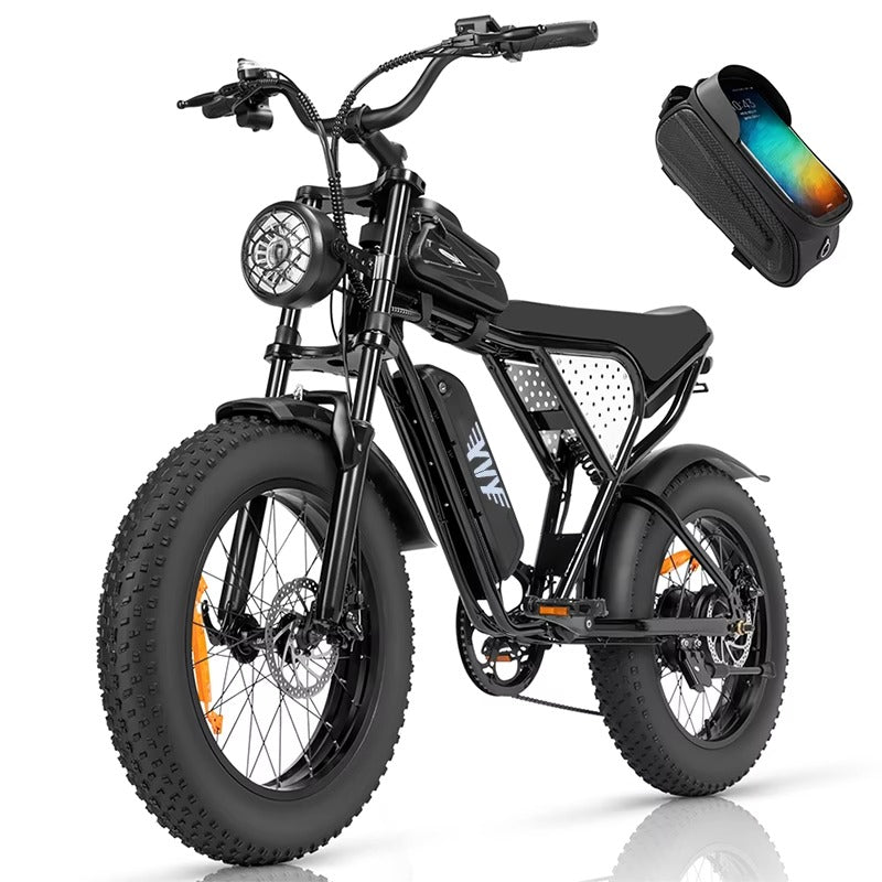 YVY C20(Q20) 20" Fat Tires Electric Bike 750W Motor 48V 20Ah Battery