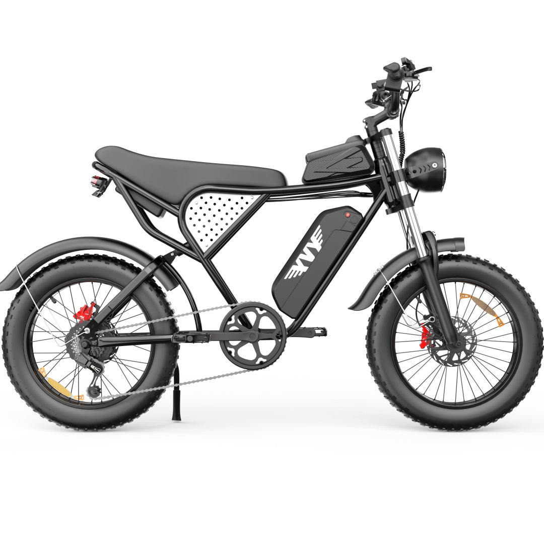 YVY C20(Q20) 20" Fat Tires Electric Bike 750W Motor 48V 20Ah Battery