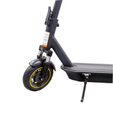 10 inch black and yellow front wheel of EMOKO HT-H4 Max Electric Scooter gleeride