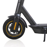 10 inch black and yellow front wheel of EMOKO HT-H4 Max Electric Scooter gleeride