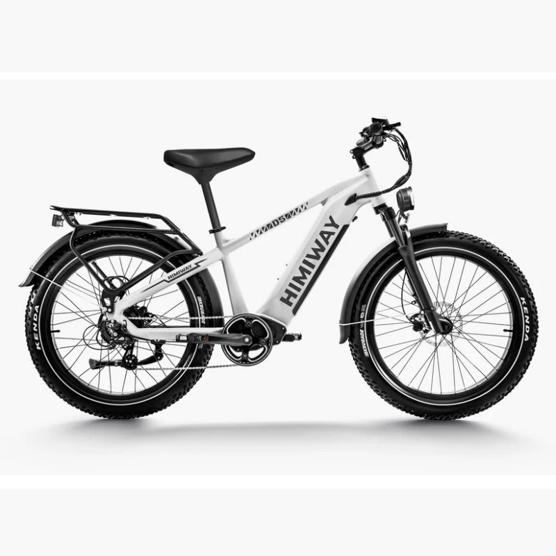 HIMIWAY D5 Zebra 26 Fat Tire All terrain Electric Bike 750W Motor 4 UK GleeRide