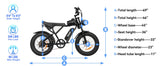 YVY C20Lite(Q20 Lite)20" Fat Tires Electric Bike 500W Motor 48V 15Ah Battery
