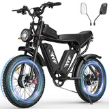 YVY C20Max(Q20 Pro) 20" Fat Tires Electric Bike 2*750W Motor 52V 40Ah Dual Battery