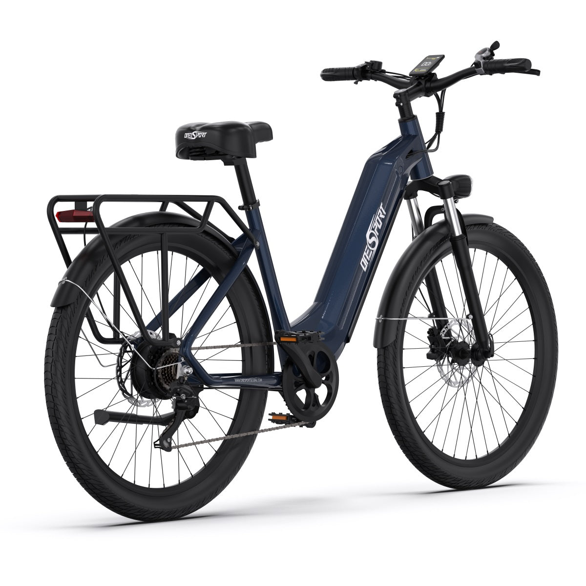 Blue OneSport OT05 step-through ebike