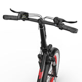 OneSport OT16-2 folding commuter ebike LCD display and shimano 7-speed