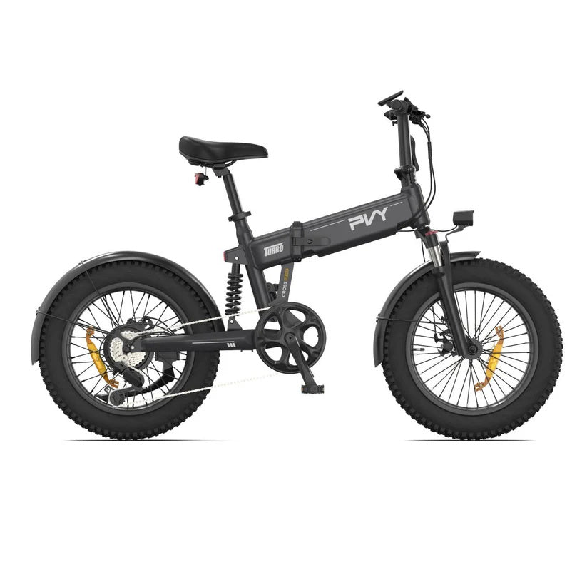 PVY Turbo 20" Folding Electric Bike 250W Motor 48V 13Ah Battery