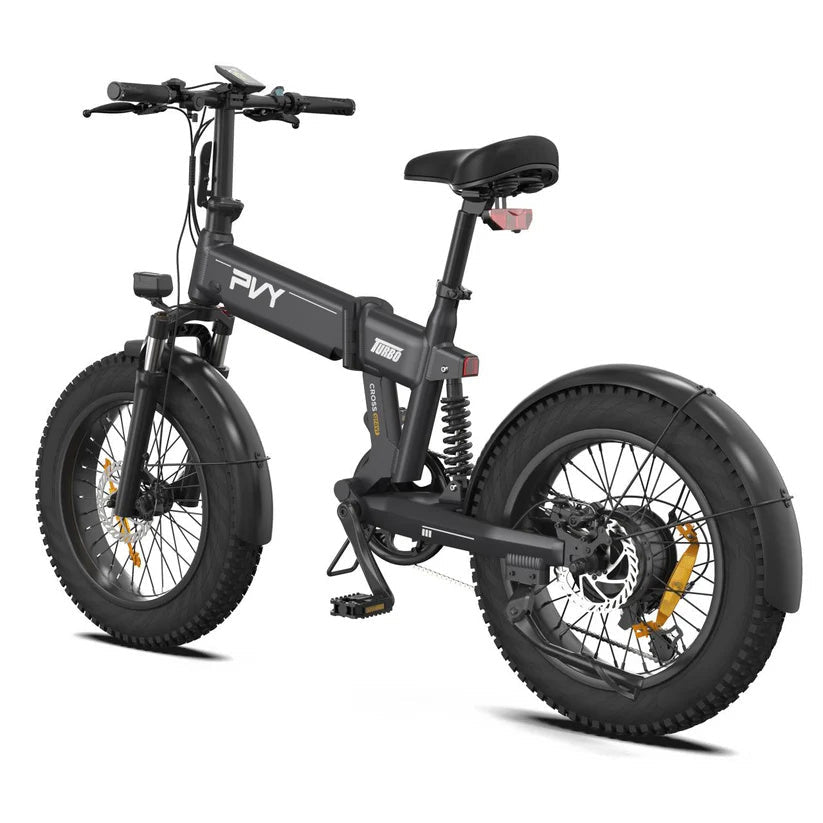 PVY Turbo 20" Folding Electric Bike 250W Motor 48V 13Ah Battery