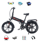 RANDRIDE YX20M 20" Folding Electric Bike 1000W Motor 48V 17Ah Battery