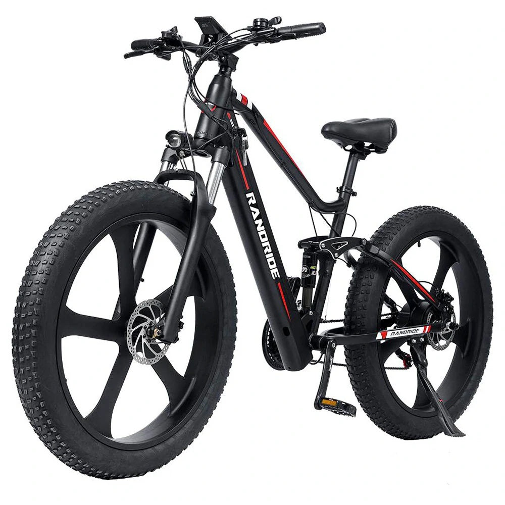 RANDRIDE YX90M 26" Electric Mountain Bike 1000W Motor 48V 13.6Ah Battery