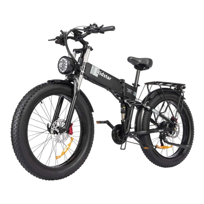 Ridstar H26 Pro 26" Fat Tire Electric Foldable Bike 1000W Motor 48V 23Ah Battery