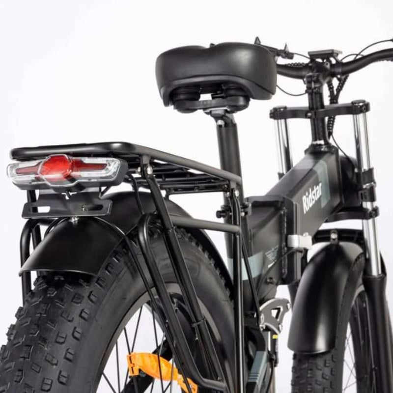 Ridstar H26 Pro 26" Fat Tire Electric Foldable Bike 1000W Motor 48V 23Ah Battery